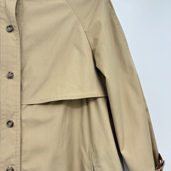 Drizzle Inc Neiman-Marcus Vintage Union Made Womens Trench Long Coat Tan Large? - Picture 11 of 12